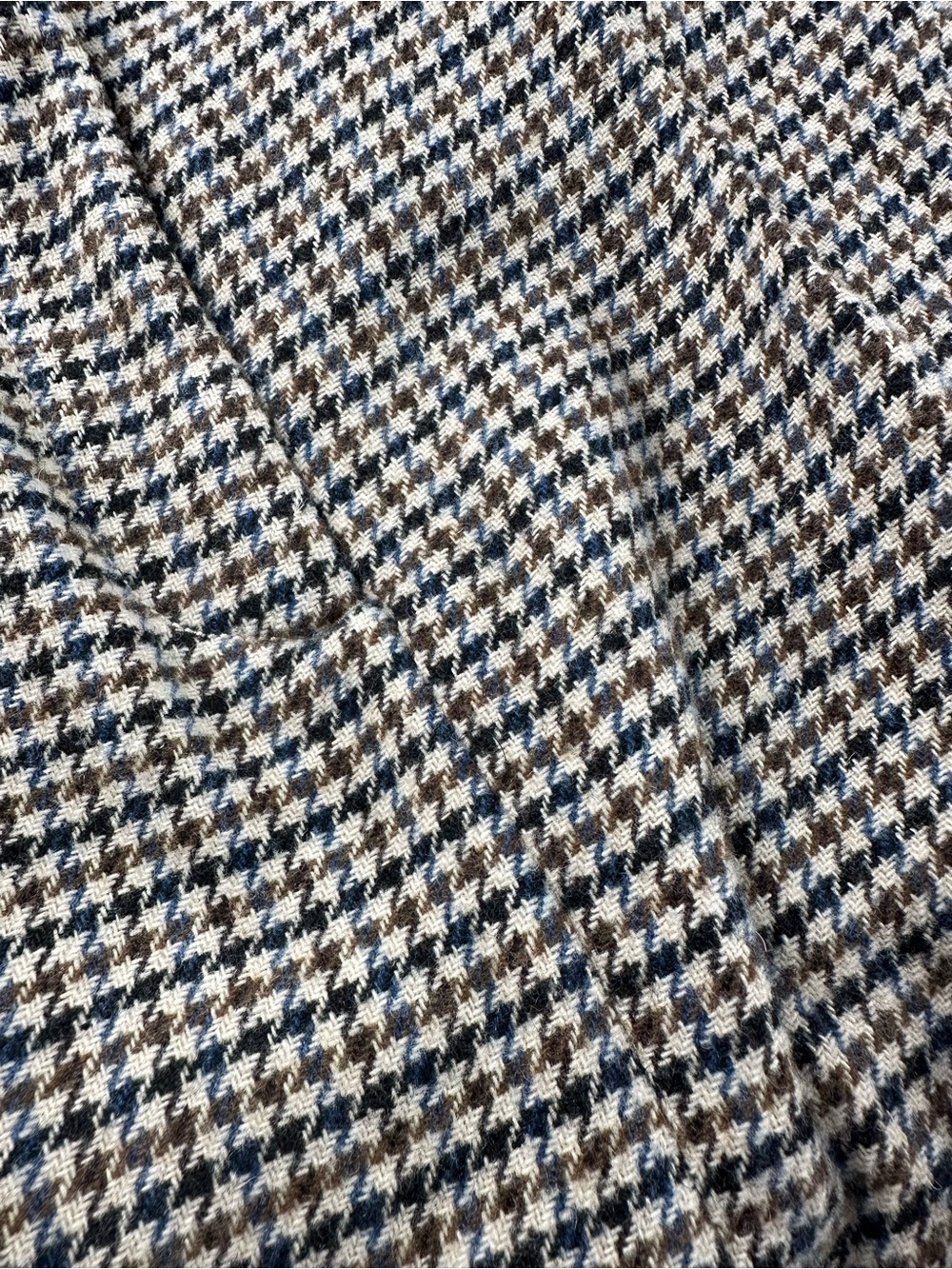 H&M Brown and Black Houndstooth Pleated corporategirlie, preppy, Mini Skort Sz 6 - Picture 5 of 7